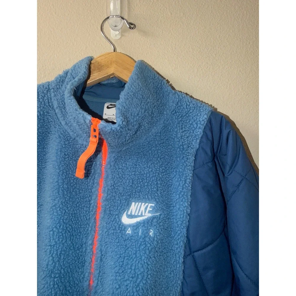 Men's Nike Air Sherpa Quarter Zip Pullover Size Medium